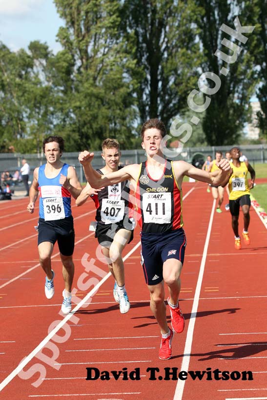 Cameron Boyek, under-20s 800 metres, Northern under-15/17/20s.